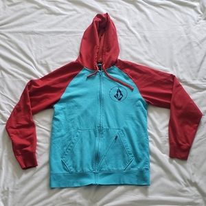 Volcom Mens Size XL zip-up hoodie